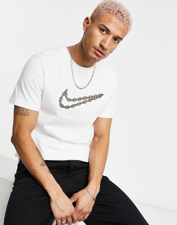 Nike Basketball Memphis Swoosh T-shirt In White
