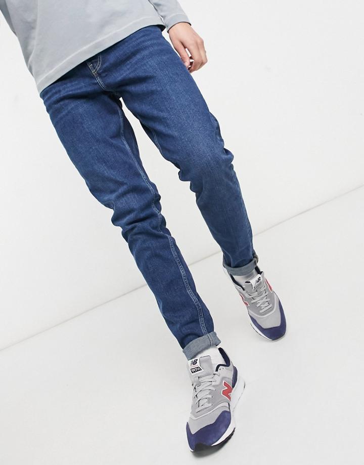 Weekday Cone Jeans In Sway Blue-blues