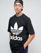 Adidas Originals Ac Boxy T-shirt In Black Bk7175 - Black