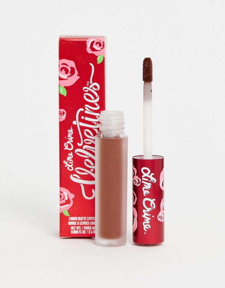 Lime Crime Matte Velvetines Liquid Lipstick - Salem - Brown