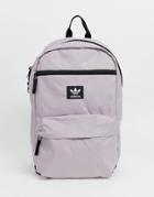 Adidas Originals Mini Trefoil Backpack With Light Purple - Purple