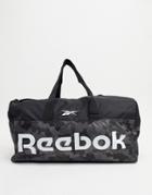 Reebok Training Grip Duffle Bag In Camo-green