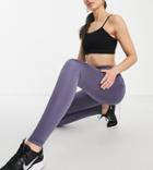 Asos 4505 Tall Icon Run Tie Waist Legging With Phone Pocket-blue