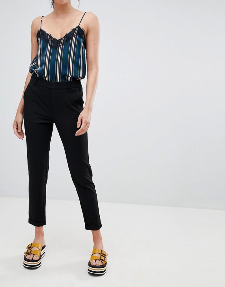 Vero Moda Cigarette Pants - Black