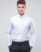 Jack & Jones Premium Slim Shirt In 100% Cotton - Blue