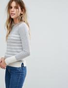 Oasis Stripe Crew Sweater - Multi
