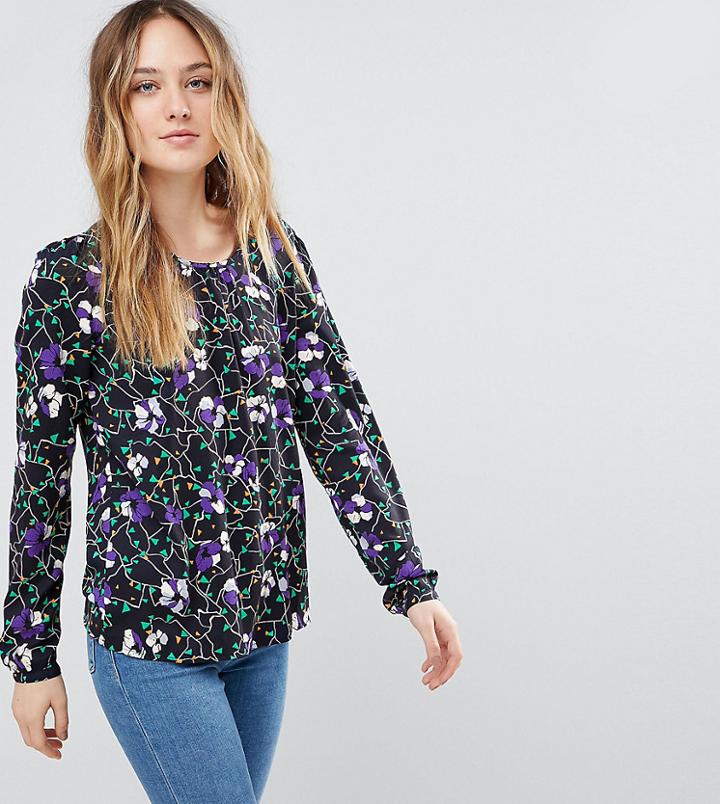 Vero Moda Tall Floral Long Sleeve Top - Multi