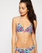 Piha Fresh Cut Triangle Bikini Top - White