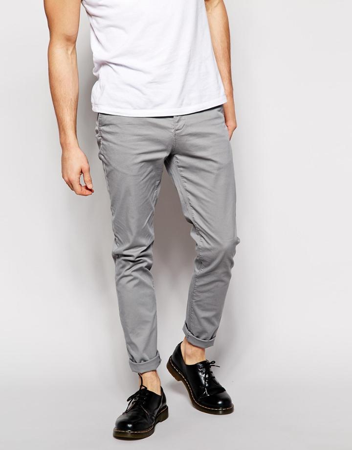 Asos Skinny Chinos - Warm Gray