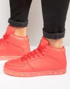Wize & Ope Led Hi Top Sneakers - Red