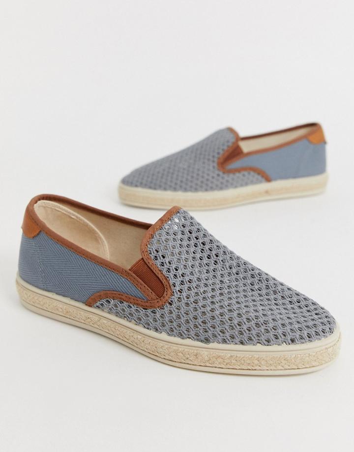 Office Honolulu Woven Espadrilles In Gray