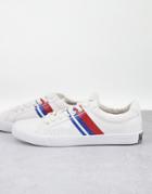 Topman White Score Stripe Sneakers