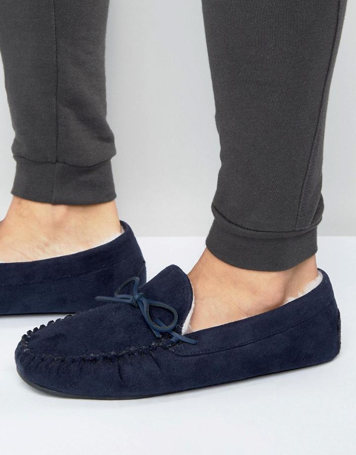 Kg By Kurt Geiger Moccasin Slippers - Blue