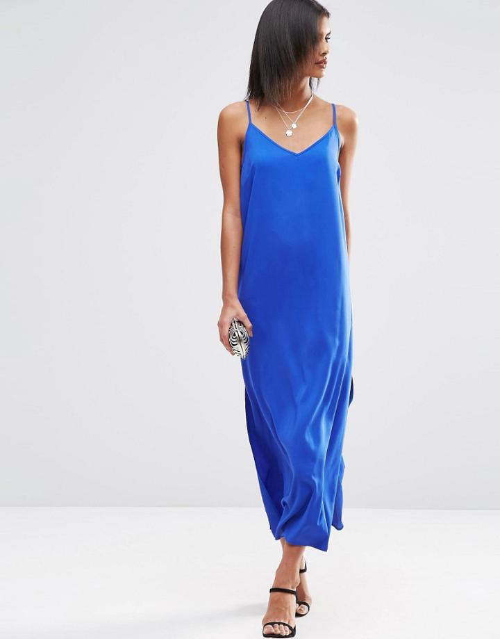 Asos Cami Maxi Dress - Blue