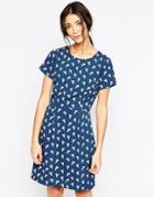 Sugarhill Boutique Happy Holidays Dress - Navy