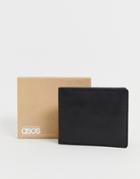 Asos Design Leather Wallet In Black With Internal Coin Ladies' Wallet - Black