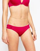 Butterfly By Matthew Williamson Textured Bikini Bottoms - Pink