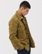 Nudie Jeans Co Sten Military Shirt In Khaki - Green