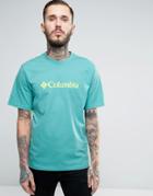 Columbia Basic Logo T-shirt In Blue - Blue