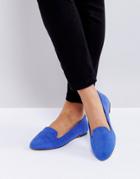 London Rebel Flat Shoes - Blue