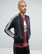 Adidas Originals Superstar Track Jacket In Black Bk5921 - Black