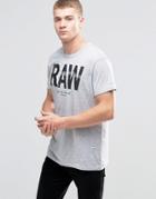 G-star Leacht Raw Logo T-shirt - Gray