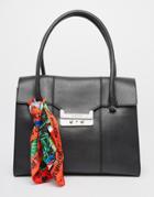 Love Moschino Tote Bag With Scarf - Black