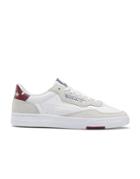 Reebok Court Peak Sneakers In White And Burgundy