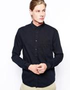 Weekday Denim Shirt Clever 1 Pocket - Black