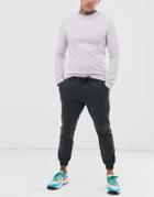Bershka Chino Sweatpants In Gray