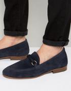 Hudson London Renzo Suede Loafers - Navy