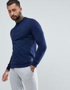 Luke Sport Lewis 3d Lettering Sweat In Navy - Navy