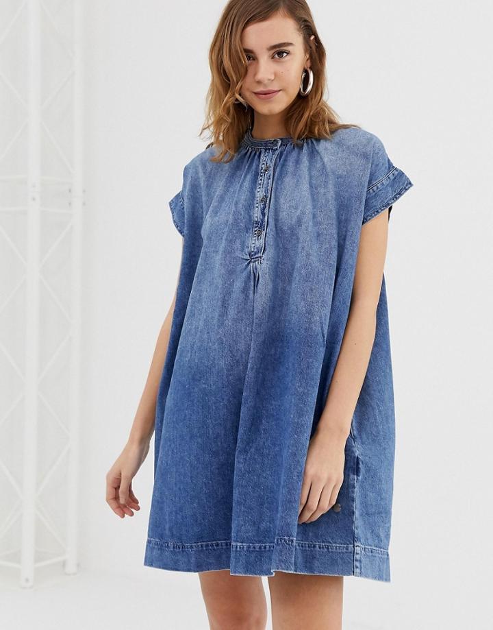 Pepe Jeans Drew Denim Dress - Blue