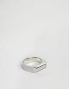 Ted Baker Shaped Ring In Silver - Silver
