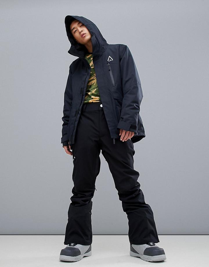 Wear Color Sharp Snow Pants In Black - Black