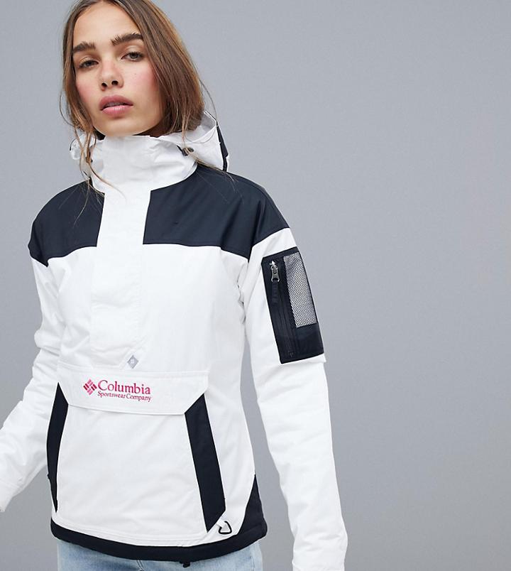 Columbia Challenger Pullover In White - White