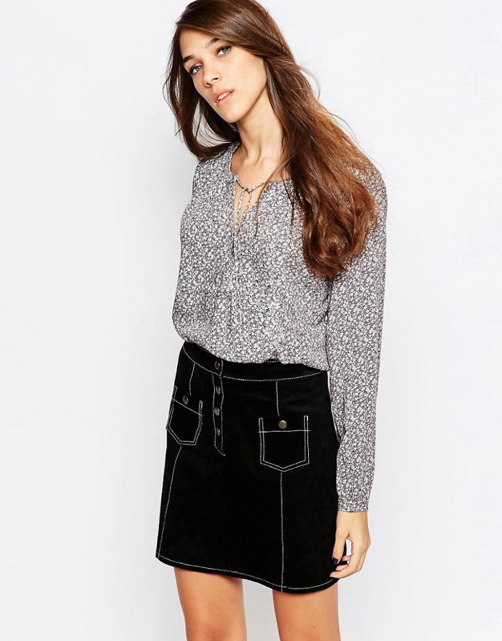 See U Soon Ditsy Print Blouse