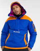 Columbia Challenger Pullover Jacket In Blue Exclusive At Asos