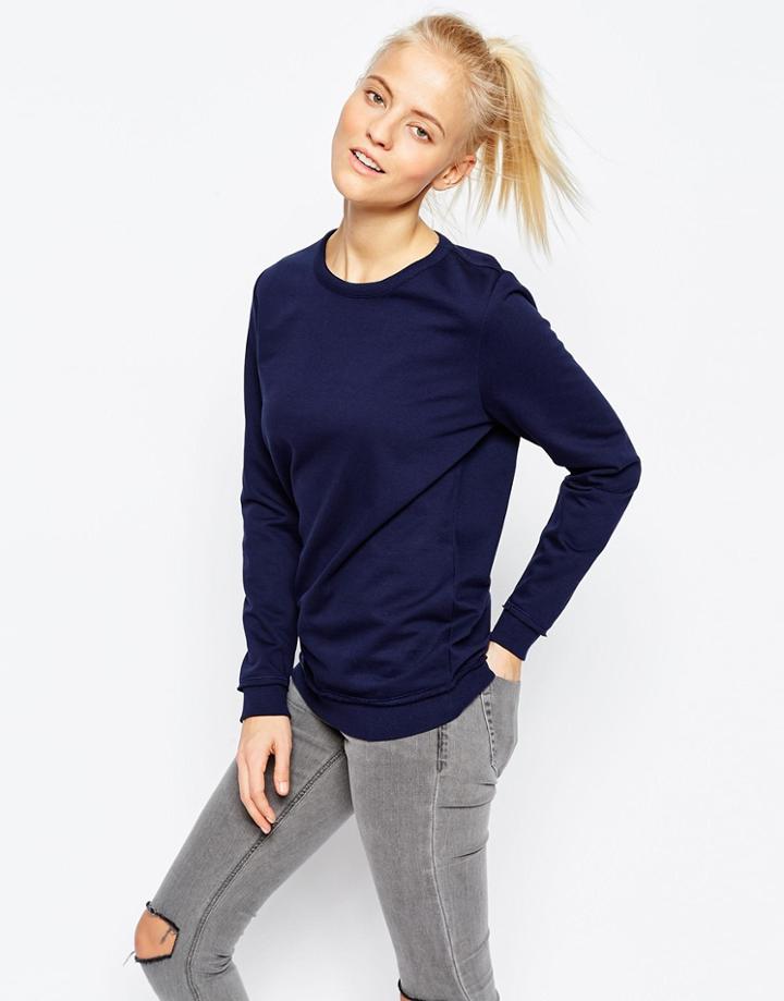 Asos The Ultimate Boyfriend Sweat - Navy