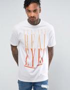 Asos Oversized T-shirt With Text Print - White
