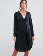 Vero Moda Holm Wrap Tunic Dress - Black
