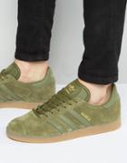Adidas Originals Gazelle Sneakers In Green Bb5265 - Green