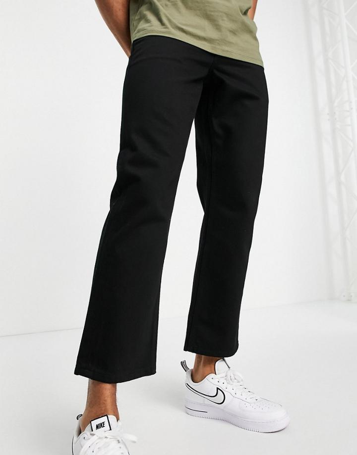 Topman Baggy Jeans In Stay Black