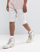 Mennace Regular Fit Shorts In Off-white - White