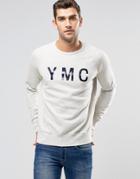Ymc Logo Sweater - Gray