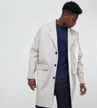 Noak Cotton Duster Coat In Stone - Stone