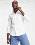 Asos Design Oxford Shirt In White