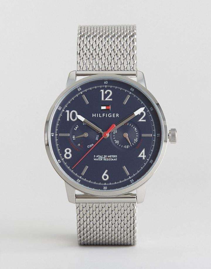 Tommy Hilfiger 1791354 Silver Mesh Strap Watch - Silver