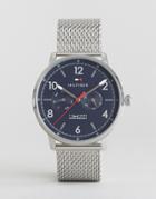 Tommy Hilfiger 1791354 Silver Mesh Strap Watch - Silver