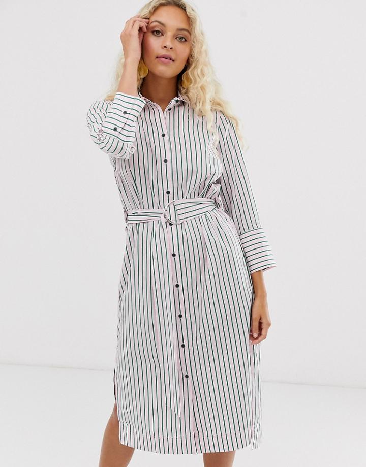 In Wear Heloise Stripe Shirt Dress